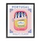 Stupell Industries Portugal Sardine Can Floater Framed Canvas Wall Art Design by Omar Escalante